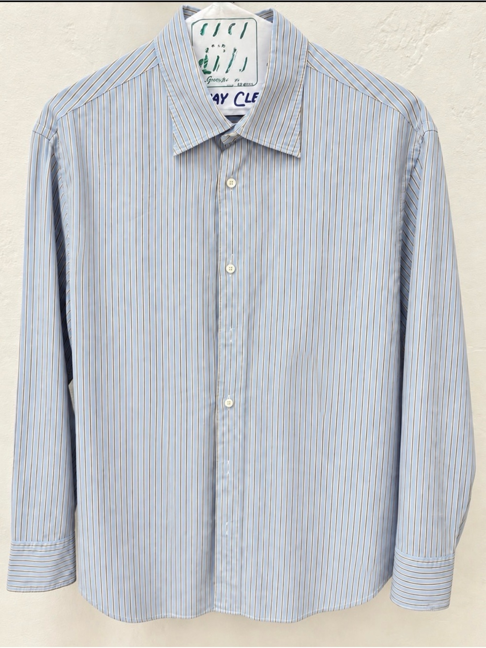 Armani Pin Striped Men's Dress Shirt